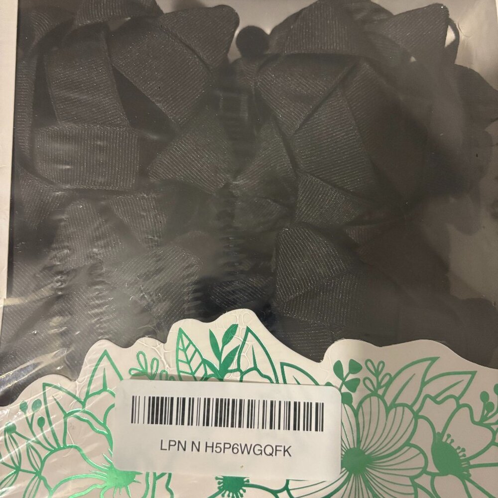 Black Bows 8pcs NIB